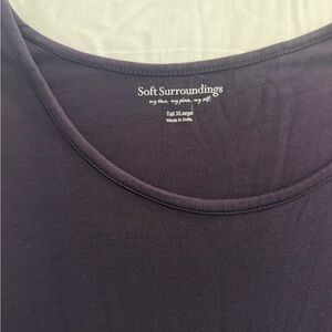 Soft Surroundings Women's Purple Top